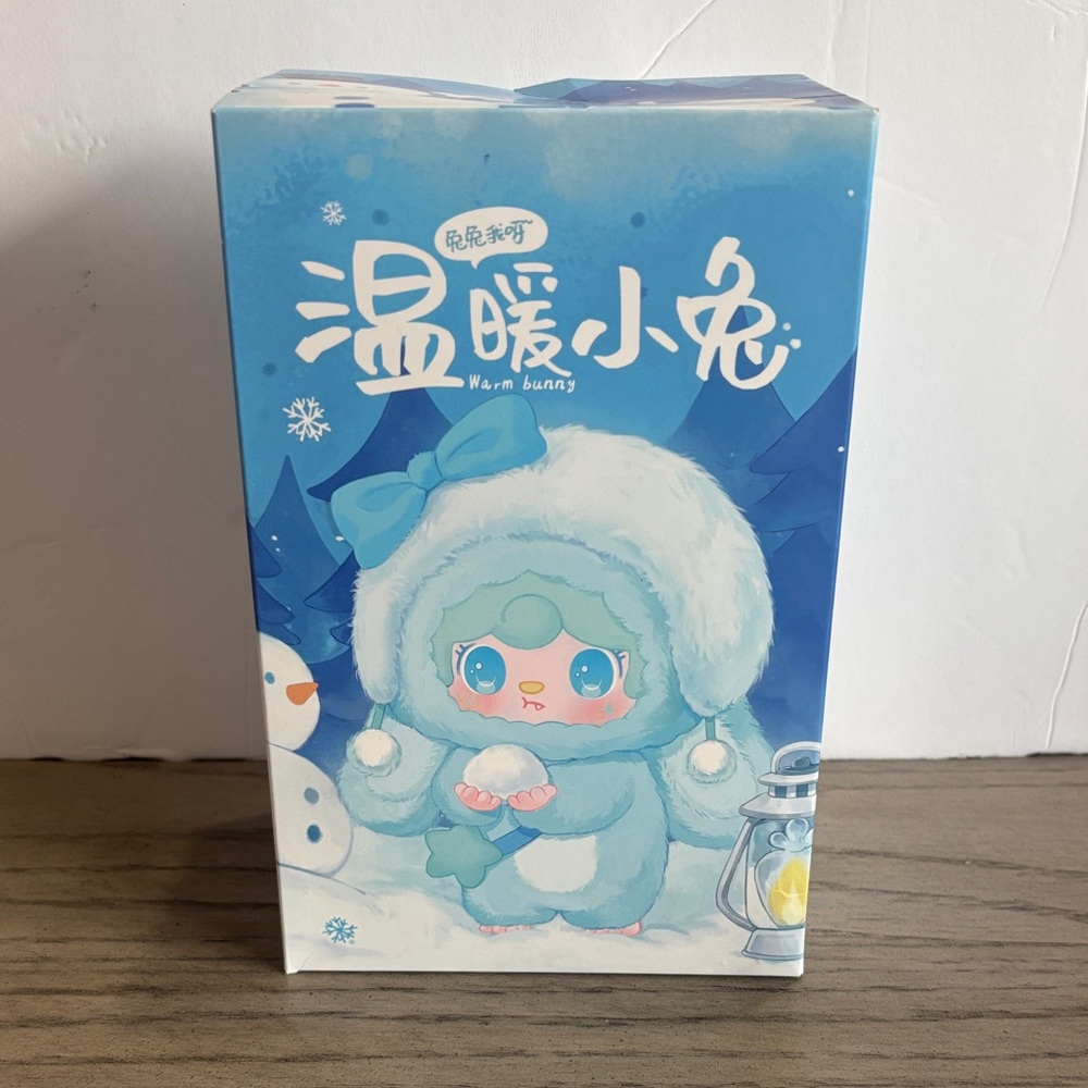 Yooki Warm Bunny Series Plush Blind Box by Yalli Studio “ Ice Bunny”